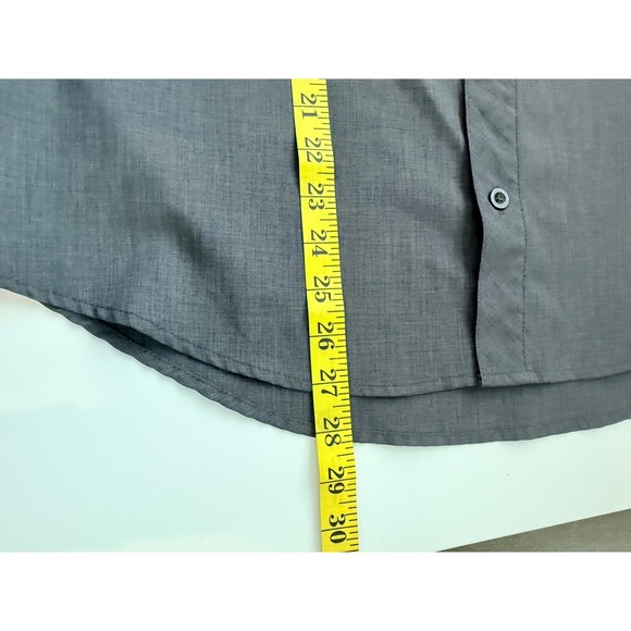 ORVIS Mens Charcoal Gray Short Sleeve Button Up Shirt Classic Fit Size Large - Picture 5 of 8